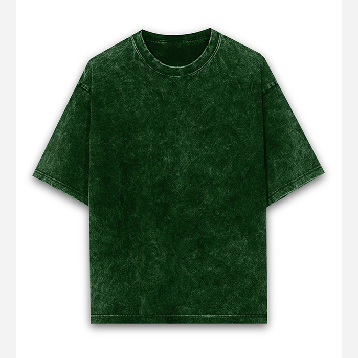 green stone wash tshirt