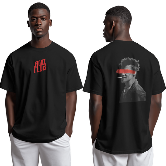 black fight club tshirt