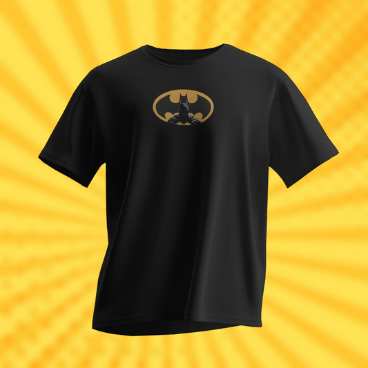 black batman t-shirt