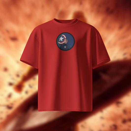 captain america red t-shirt