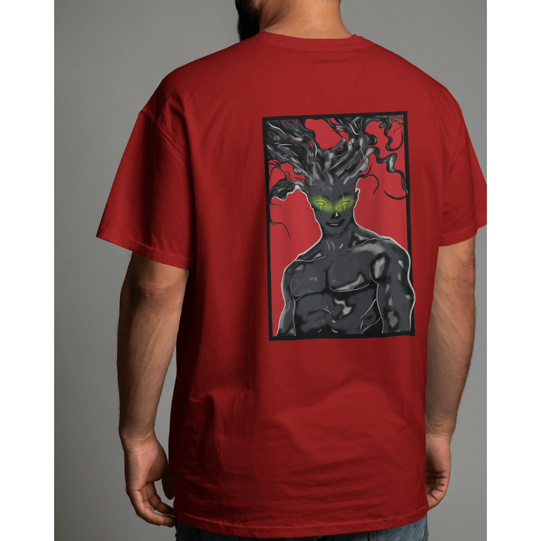 red graphics tshirt